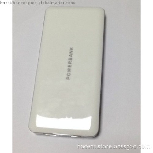 20000mah superb slim dual usb power bank with big led light